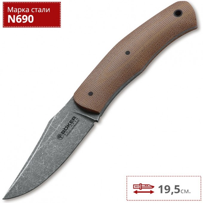Нож BOKER BOXER FIXED BK120503